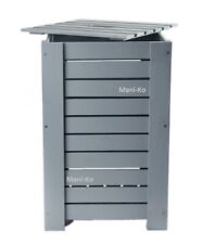 Grey Square Wooden Basket