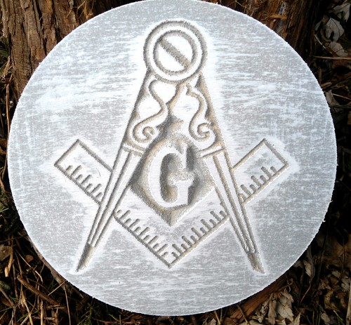 Masonic freemason plaque mold - masonic,