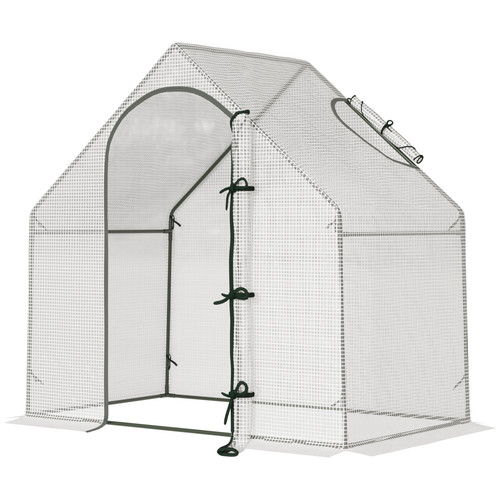Walk greenhouse white - walk-in,