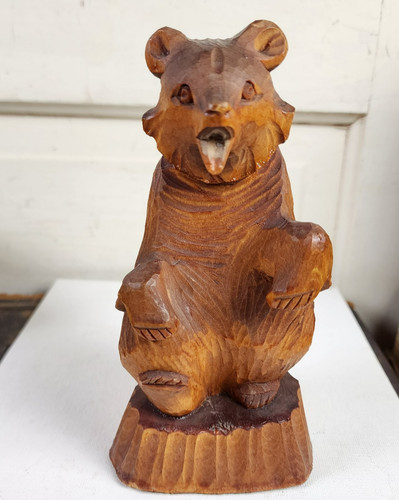 Vtg sculpture bear - sculpture, soviet