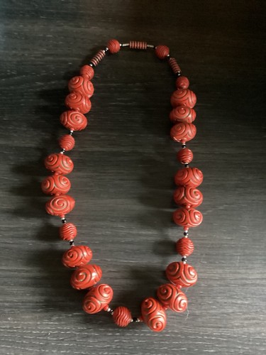 Vintage faux cinnabar - vintage,