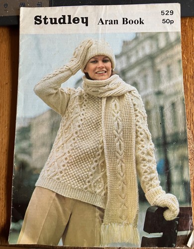 Vintage studley aran book - vintage,