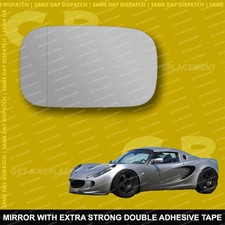 For Lotus Elise wing mirror glass 96-06 Left Passenger side with Wide Angle