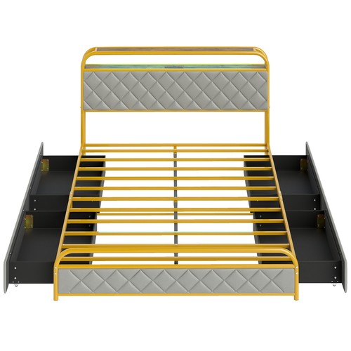 King size bed - frame, with