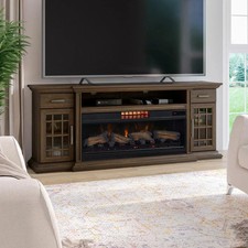 Fireplace TV Media Stand