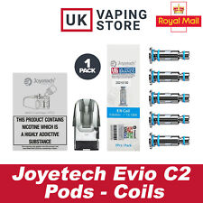 Joyetech EN Replacement Coils 5 Pack - Spare Joyetech Evio C Empty Pods 0.8 1.0