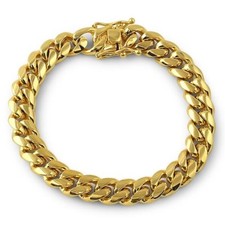 10mm 14K Gold Premium Mens