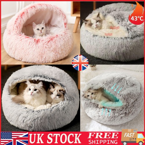 Pet cat calming bed - bed, cuddle