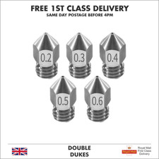 3D Printer Nozzle MK8 Stainless Steel Extruder - Creality Ender CR-10 Makerbot