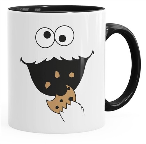 Coffee mug funny - mug, eating