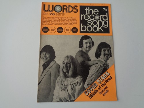 Words record song book - -,