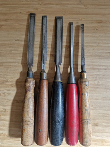 Job lot chisels woodworking - job,