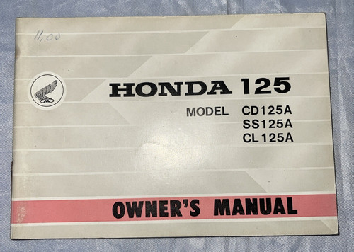 Honda owner manual 1967 - honda,