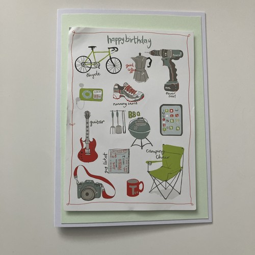 Handmade men birthday - birthday, card