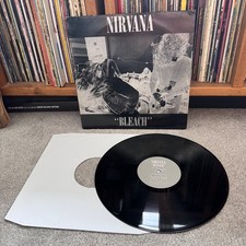 Nirvana - Bleach TUP LP6 Vinyl LP Record Original UK 1st Pressing 1989