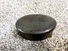 VINTAGE ANTIQUE SMALL METAL TIN SWEETS SNUFF OR TOBACCO MINERS
