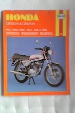 honda cb 100 n cb 125 n manual "SEE DESCRIPTION"