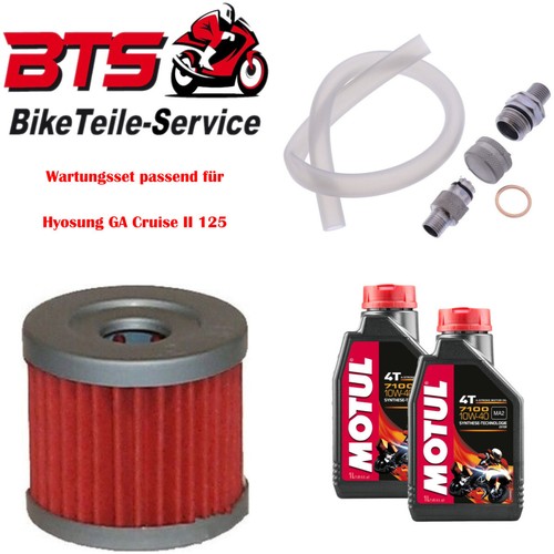 Set oil filter - drain, plug