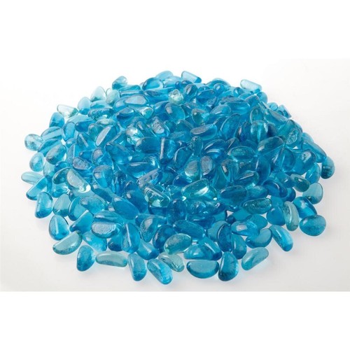 Decorative round glass pebbles - glass,