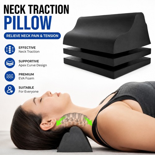 Neck traction pillow cervical - neck,