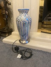 Mosaic Style Blue And Silver
