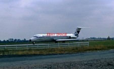 PHOTO  EC-CGN DC9-32 AVIACO TAXING FOR DEPARTURE BIRMINGHAM AIRPORT 23-08-1975