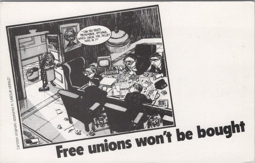 Political postcard labour - political,