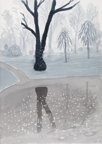 David hockney rainy - hockney, morning