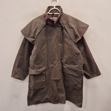 Driza Bone Vintage Wax Waterproof Horse Riding Brown Short Coat Jacket Medium