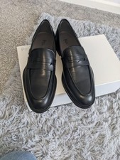Pollini Black Leather Formal