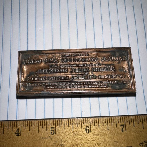 Print block sold - block, by