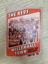 Willenhall Town v Aston Villa Friendly 1983/84