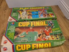 Vintage Cup Final Football Game & Play Cricket Peter Pan Playthings 1985