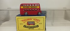MATCHBOX LESNEY , LONDON BUS , 5a, c1991 , near mint , re-issue