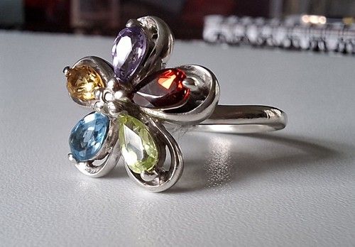 925 stunning multi - multi, gem