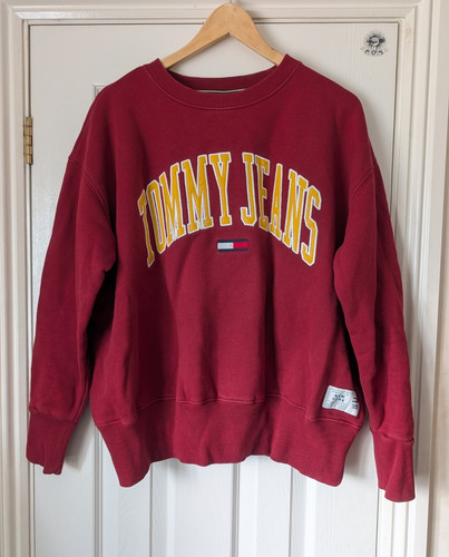 Tommy jeans red embroidered - tommy,