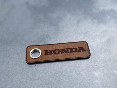 Honda leather keyring - keyring,