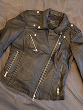 Zara Genuine Black Leather