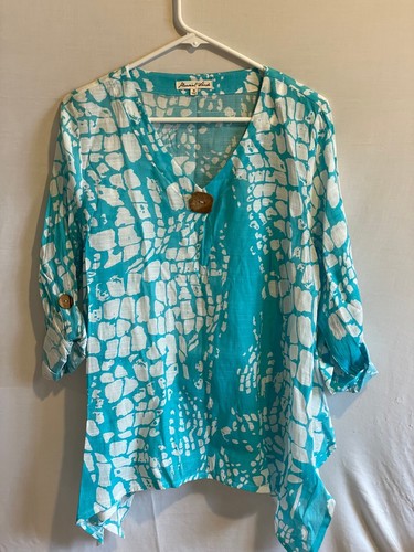 Pleasant shade turquoise white - pleasant,
