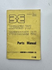 BOMFORD BRIGAND 727  POWERTRIM 587 HEDGECUTTER PARTS CATALOGUE