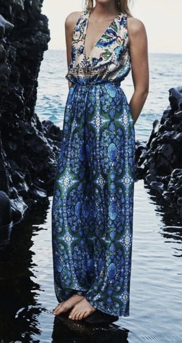 Zara floral print belted - zara,