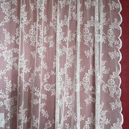 Ikea net lace curtains - curtains,, pair