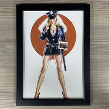 POLICE ACADEMY MOVIE FRAMED ART. DREW STRUZAN, COMEDY, FILM