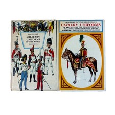 Military & Cavalry Uniforms Book Bundle x2 Blandford Colour Series Hardback 1969