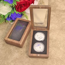 40mm Wooden Double Coin