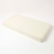 Quilted 2-Seater Booster Cushion Removable Cover for 2 Seater Sofa Seat Pad