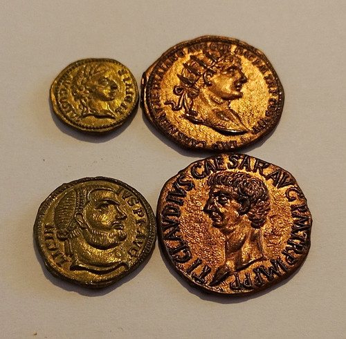 Reproduction roman coins - roman,