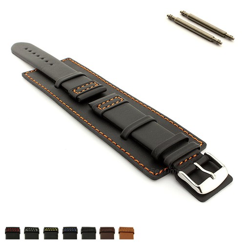 Men genuine leather watch - men's,