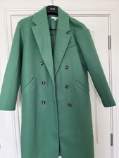 Green Topshop womens coat size 10