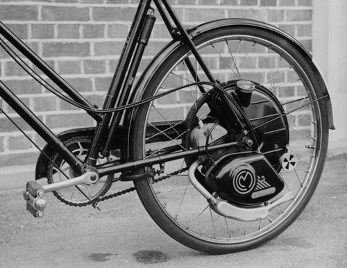 Closeup view bicycle - view,